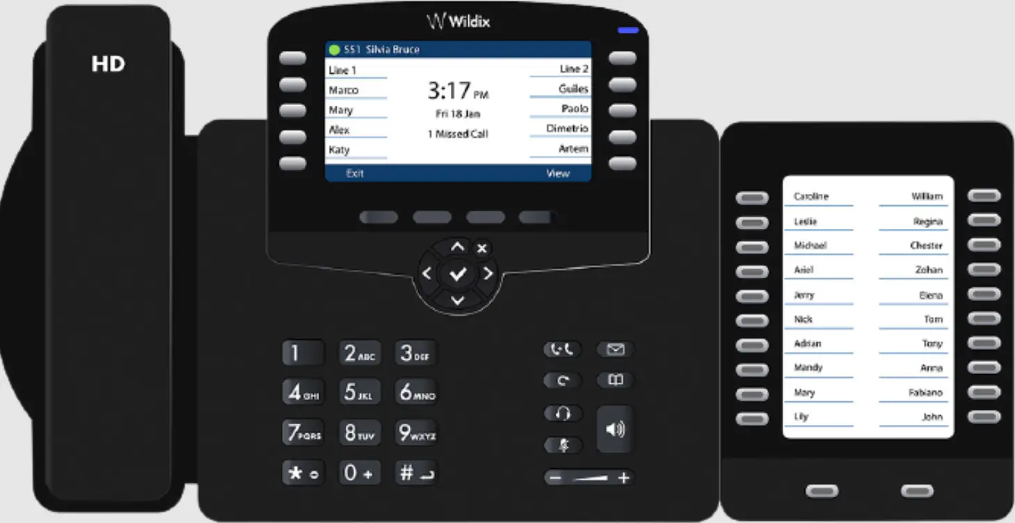 Wildix Welcome Console Phone logog