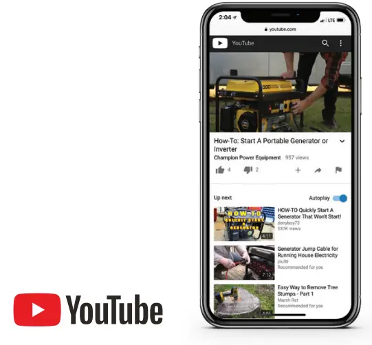 CHAMPION 201158 7500W Wireless Start Generator - fig 15