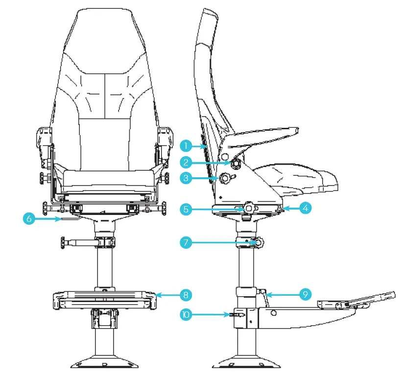 Norsap 800 Pilot Chair fig 1