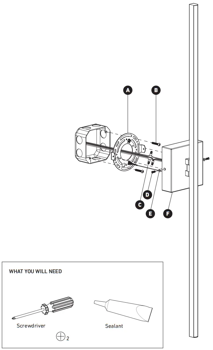 artika 36OUT DLC BLJ Delta 36 LED Wall light - fig1
