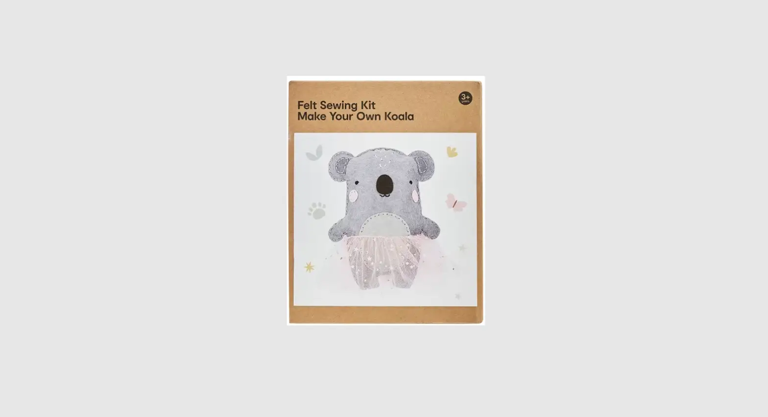 Anko P_43145782 13 Piece Felt Sewing Kit Make Your Own Koala Instruction Manual