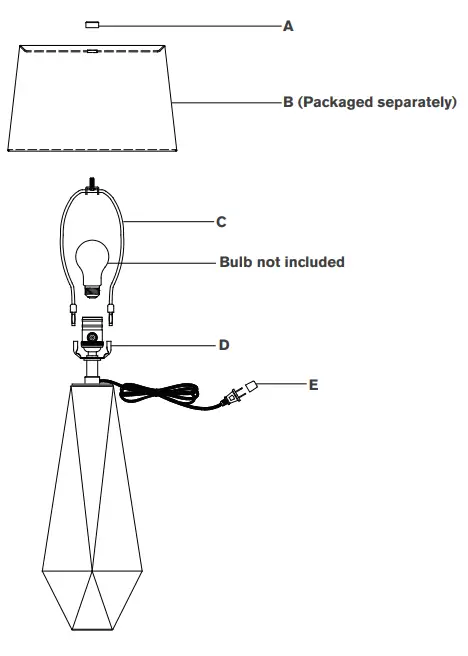 VISUAL COMFORT CHA 8438 Gemma Medium Table Lamp 1