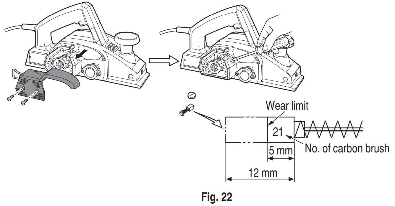HIKOKI P20SB Portable Electric Planer - fig 18
