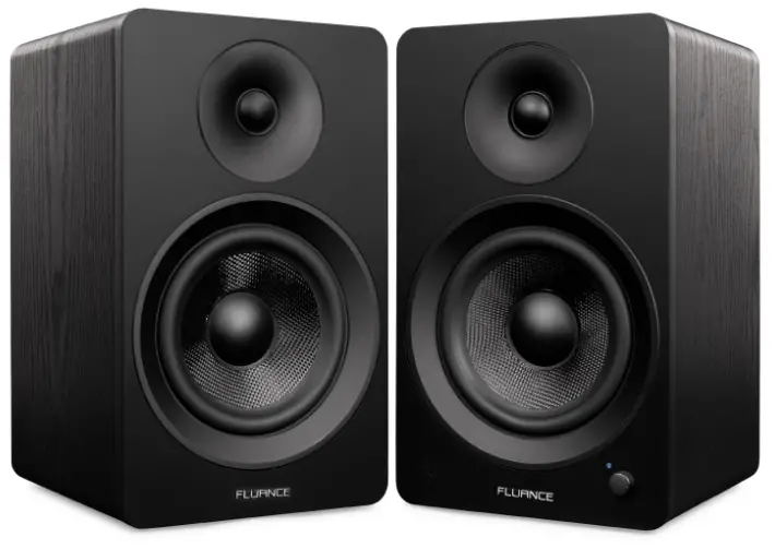 FLUANCE Ai61 Powered 6.5 Inch Bookshelf Speakers -