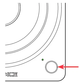 FLUANCE Ai61 Powered 6.5 Inch Bookshelf Speakers - Press the Contro