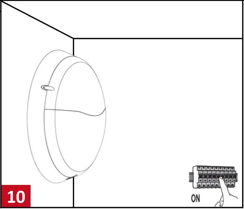 resistex 850703 Komet ASYM 2165lm HF PRE BL 4000K 25W LED Porthole HF Detection - Figure 10