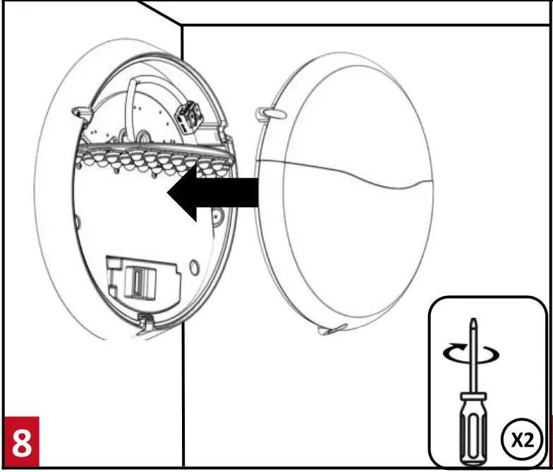 resistex 850703 Komet ASYM 2165lm HF PRE BL 4000K 25W LED Porthole HF Detection - Figure 8
