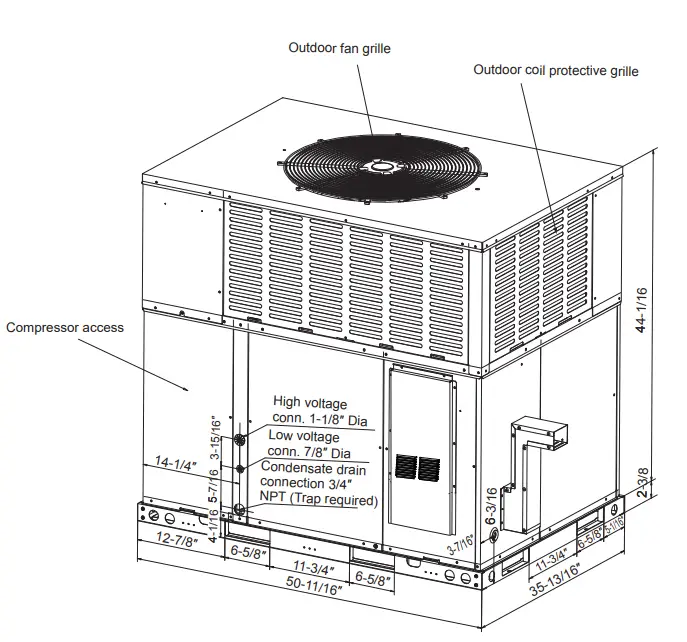 OXBOX-J4PG4030B1060A-2-5-Ton-High-Efficiency-Gas-Package-Unit-FIG-1