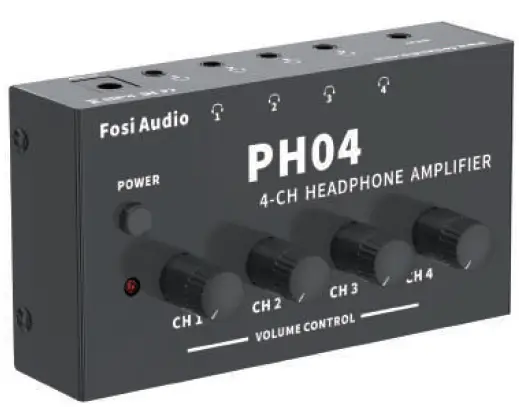 Fosi Audio PH04 4-CH Headphone Amplifier LOGO