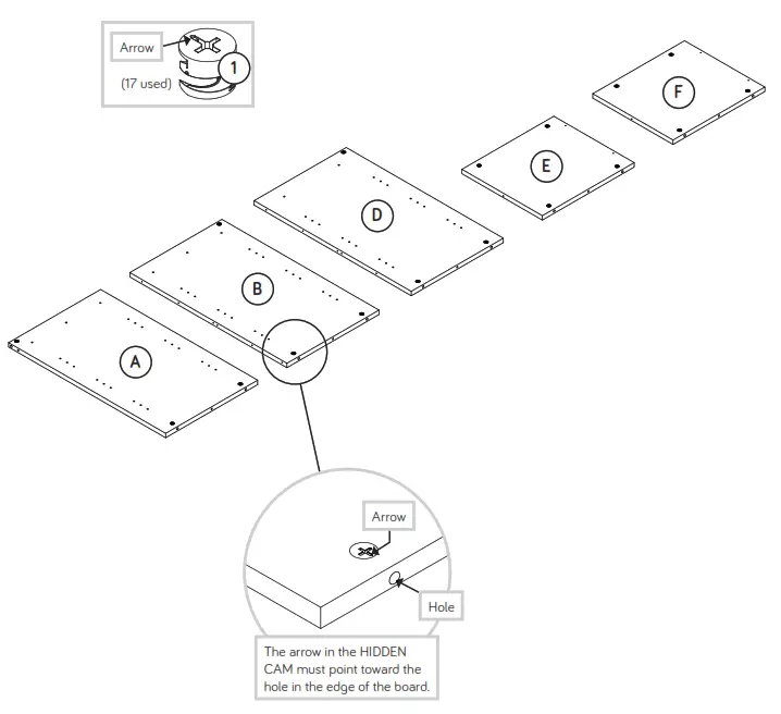 Teknik 5421405 Open Storage Cabinet - Step 1