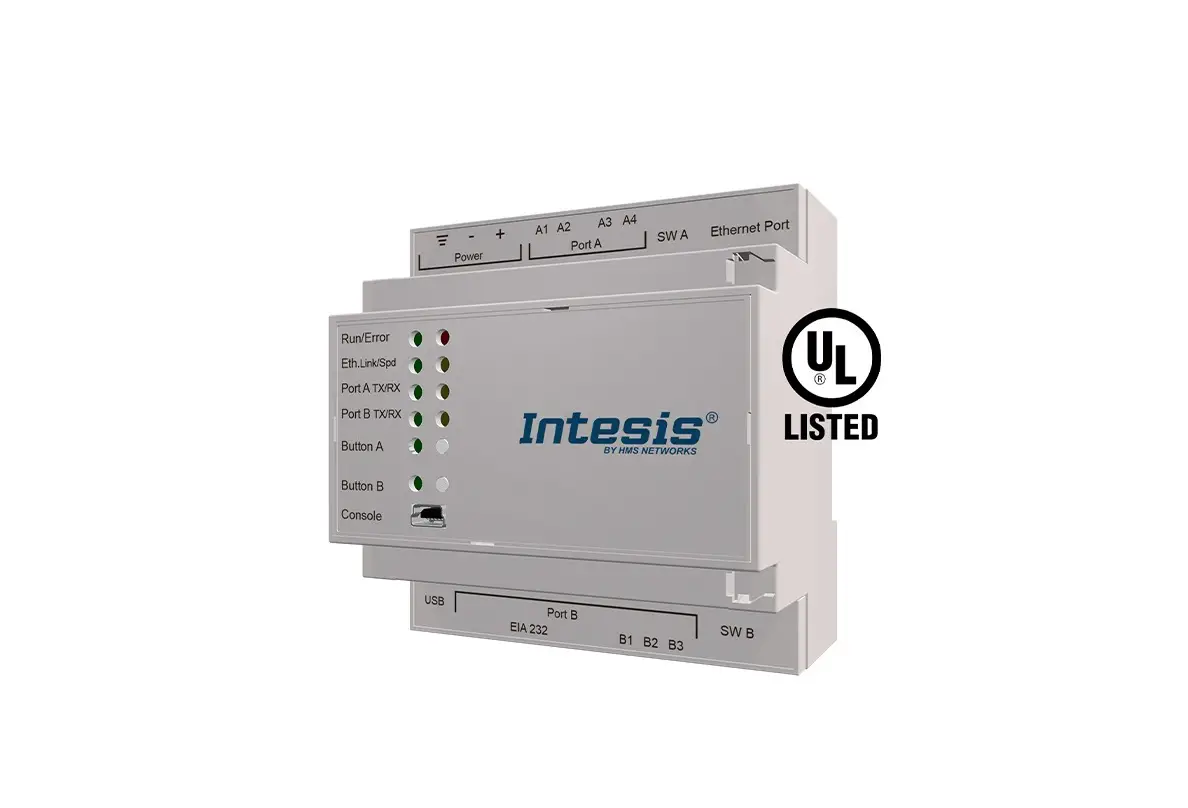 Intesis Inmbsmit***c000 Modbus Server To Mitsubishi Centralized Controller Or To Home Automation Gateway Installation Guide