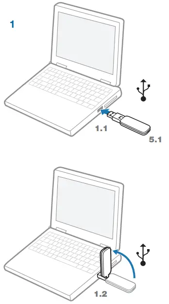 Connecting USB Adapter to PC