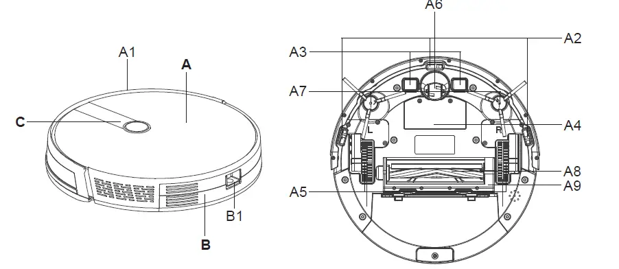 eta 2219 Nico Robot Vacuum Cleaner 2 in 1 with Smart Application 3