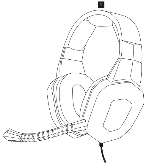 STEALTH XP-HORNET Stereo Gaming Headset fig 1