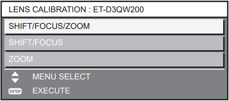 ET-D3QW200 - Lens calibration 3