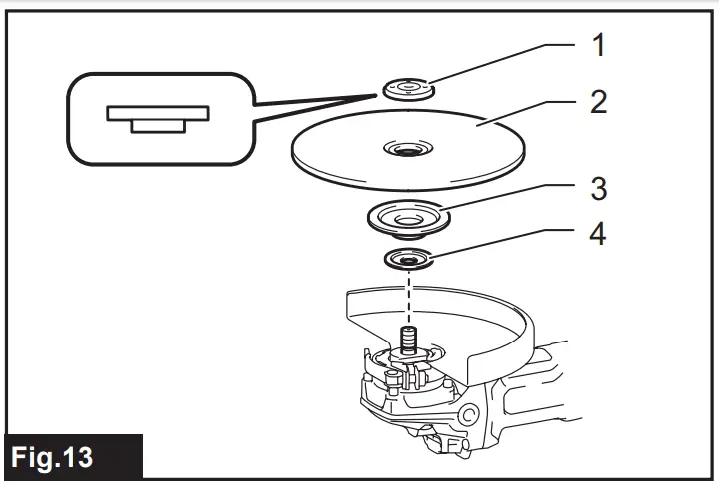 Installing or removing flex wheel