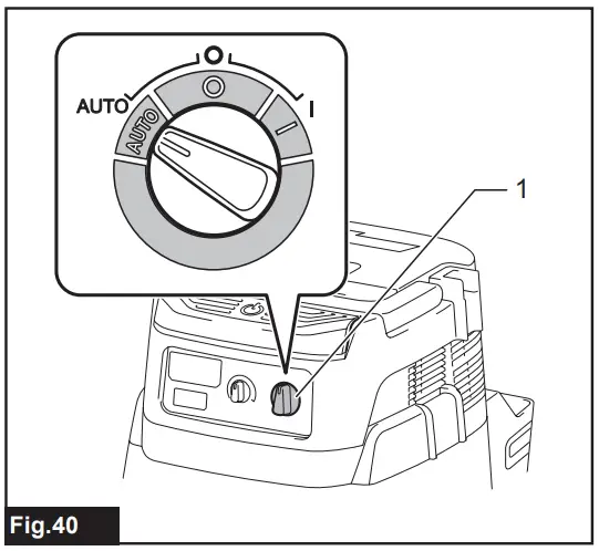 Cancelling tool registration for the vacuum cleaner