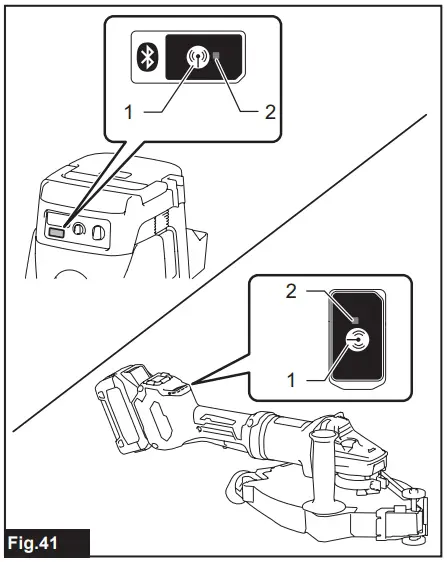 Cancelling tool registration for the vacuum cleaner