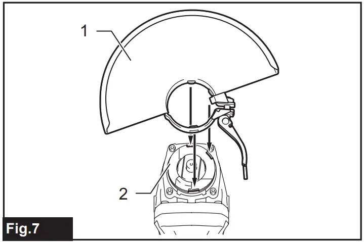 Installing or removing wheel guard
