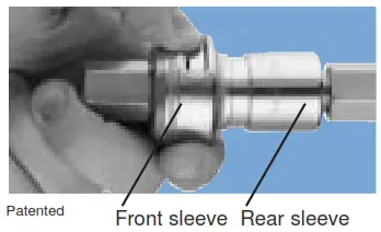 Swagelok QTM Series Quick Connects with Release Button push
