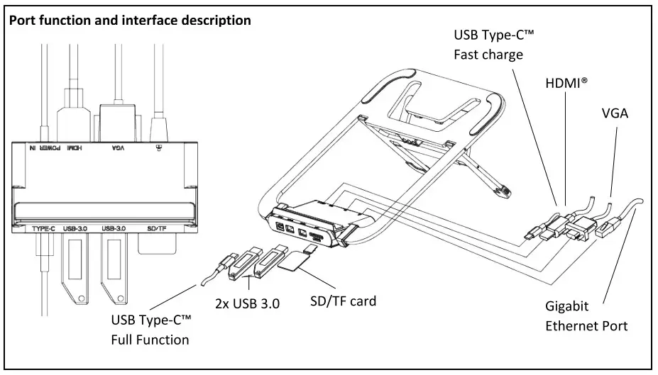 DIGITUS DA-90408 Variable Notebook Stand - 5