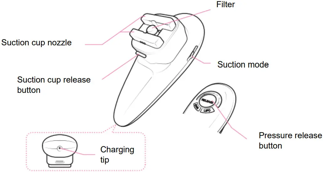 Livoo Electric Suction Cup for Cellulite - DESCRIPTION