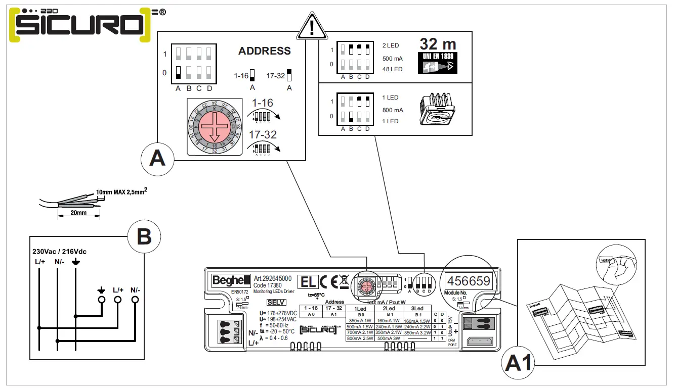 KUBUS M Beghelli Prazisa 6