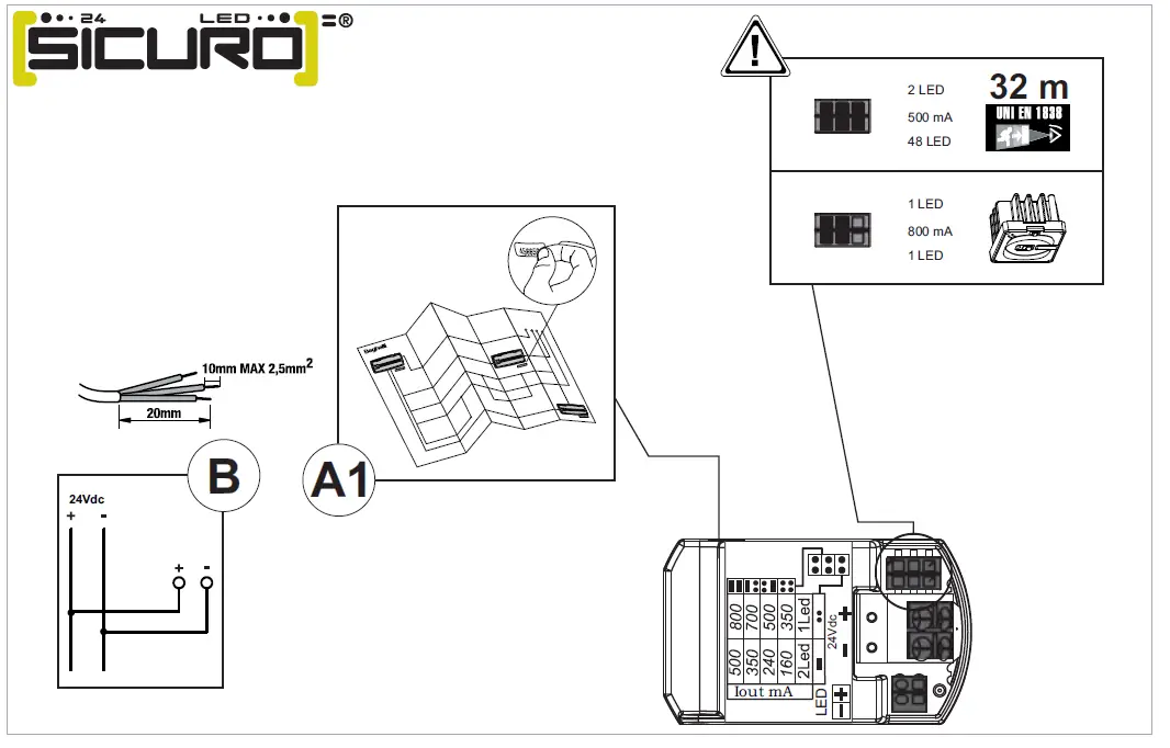 KUBUS M Beghelli Prazisa 7