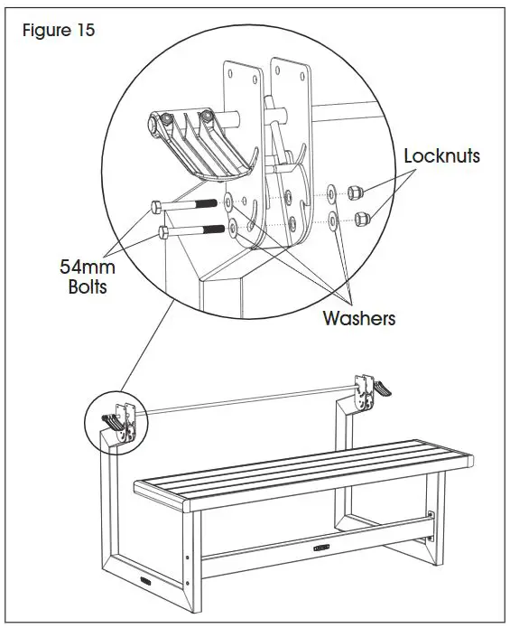 ULINE H-5947 Convertible Bench Installation Guide - Figure 15