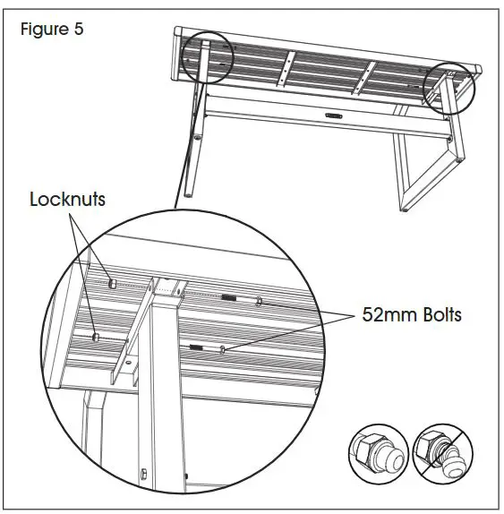 ULINE H-5947 Convertible Bench Installation Guide - Figure 5