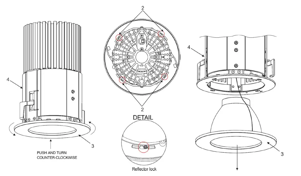 Ambiane HP111 Recessed Anolis LED Lighting 5