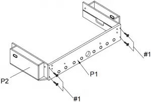 SOCCER TABLE ASSEMBLY - STEP 1