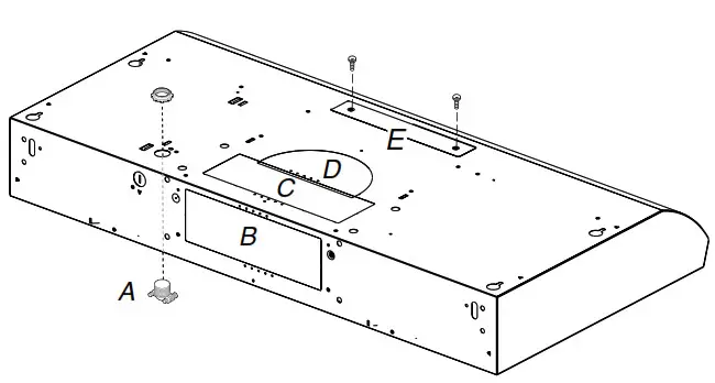 SAMSUNG NK3500BM 30 Inches Under Cabinet Hood in Stainless Steel - 17