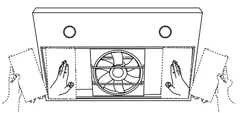 SAMSUNG NK3500BM 30 Inches Under Cabinet Hood in Stainless Steel - 21
