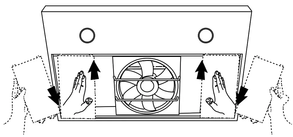 SAMSUNG NK3500BM 30 Inches Under Cabinet Hood in Stainless Steel - 7