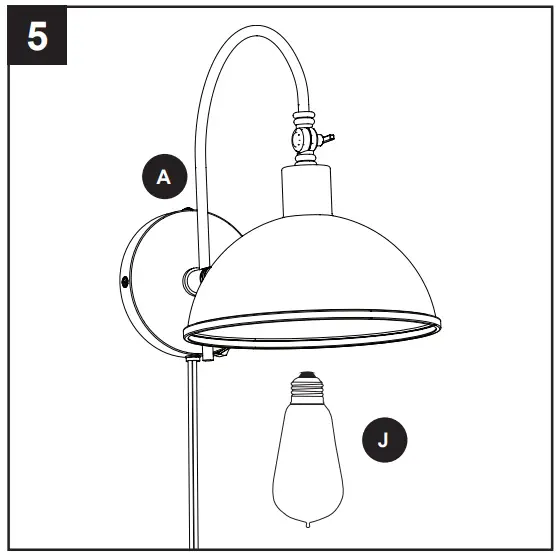 allen roth 42629 Wayton 9-in 1-Light Matte Black Modern Contemporary LED-fig10
