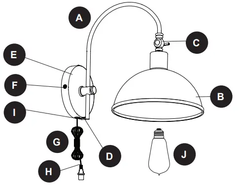 allen roth 42629 Wayton 9-in 1-Light Matte Black Modern Contemporary LED-fig2