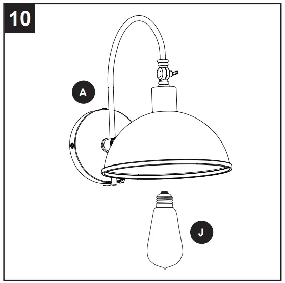 allen roth 42629 Wayton 9-in 1-Light Matte Black Modern Contemporary LED-fig24