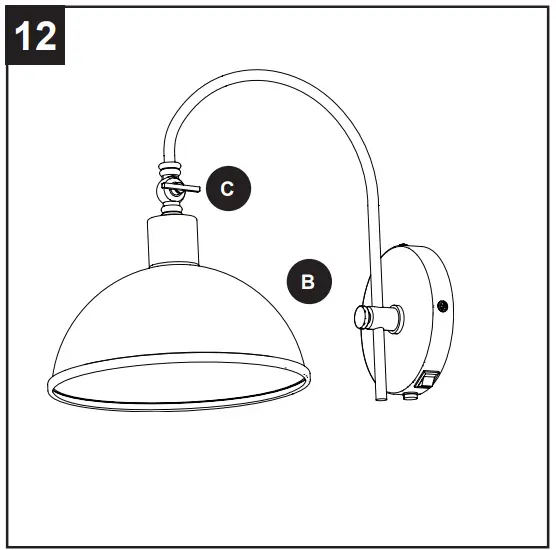 allen roth 42629 Wayton 9-in 1-Light Matte Black Modern Contemporary LED-fig26