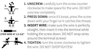 FIG 2 HOW TO INSTALL THE WIRES