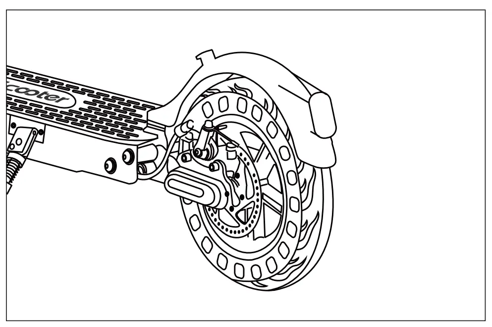 To remove the disc brake noise,