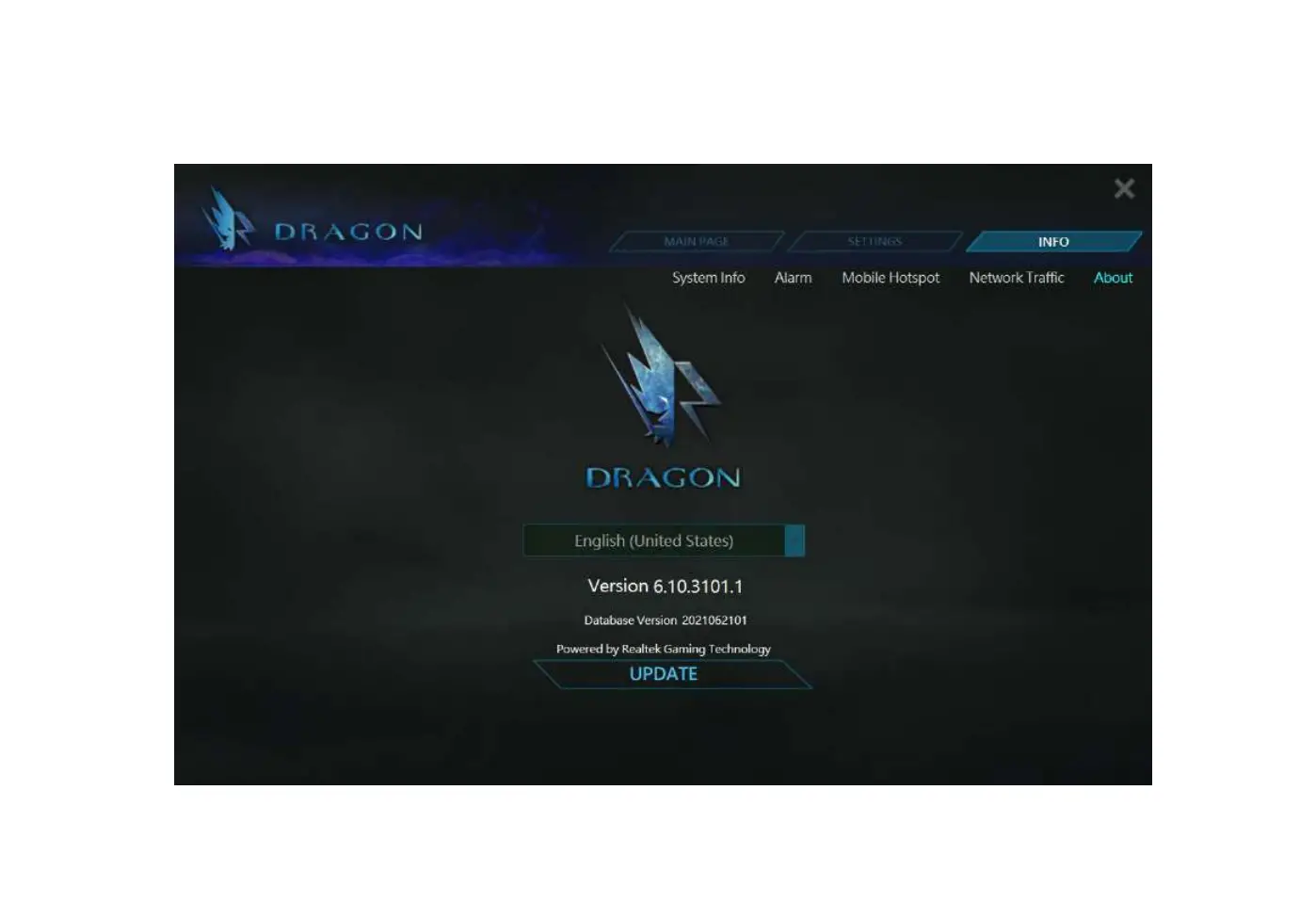 Dragon Realtek Intelligent Bandwidth Control Software User Guide