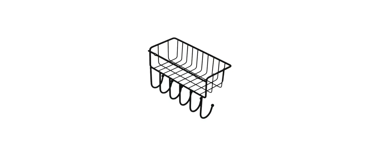 Style Selections 46321pkelg 9.17-inch Basket With 6 Hooks Instruction Manual