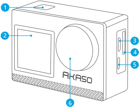 AKASO BRAVE 4 PRO Action Camera B01