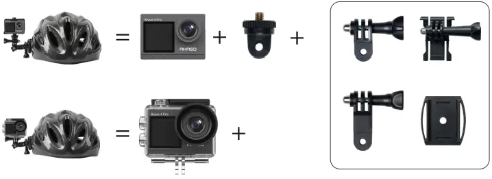 AKASO BRAVE 4 PRO Action Camera E04