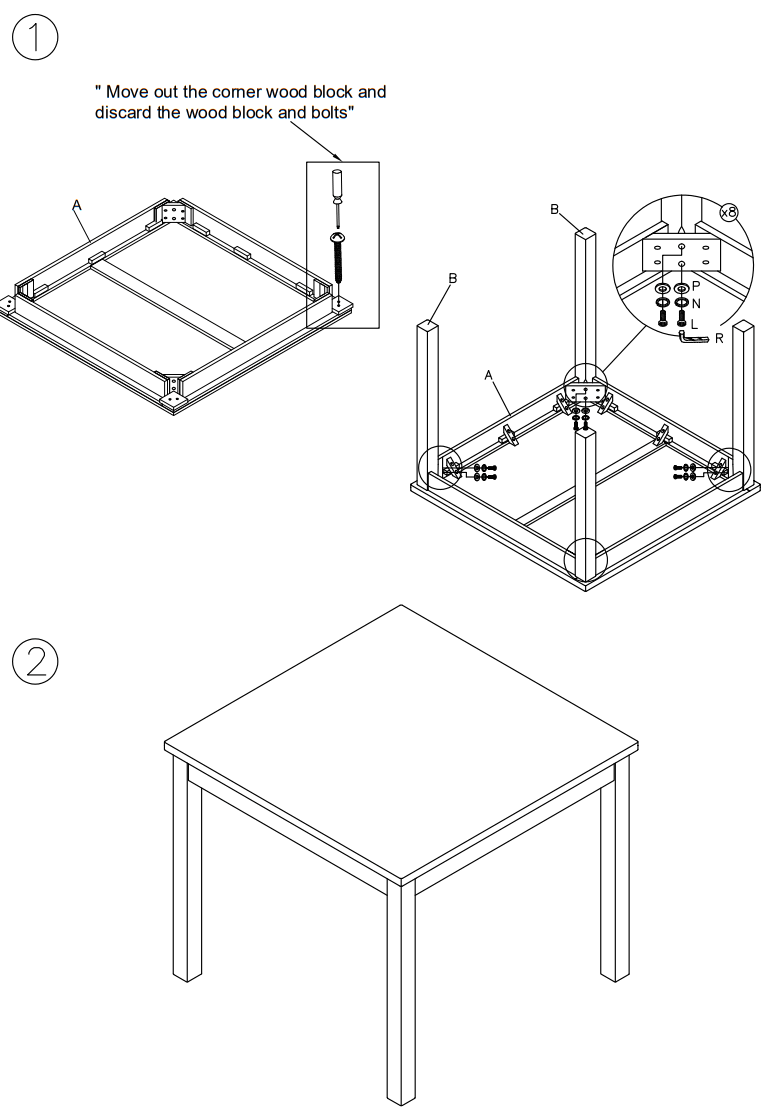 ASHLEY D161 223 Furniture Garvine Square Counter Table Set - fig