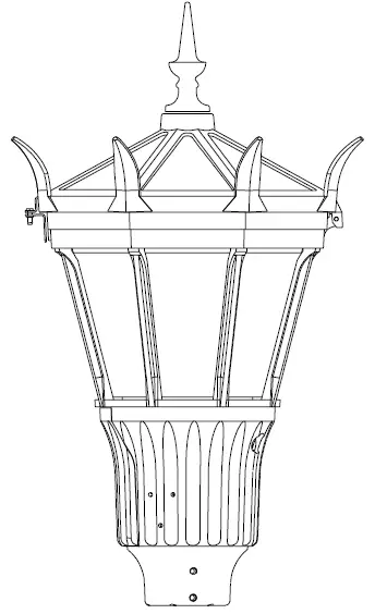 AcuityBrands JFUE3 LED Post-Top Lanterns 02