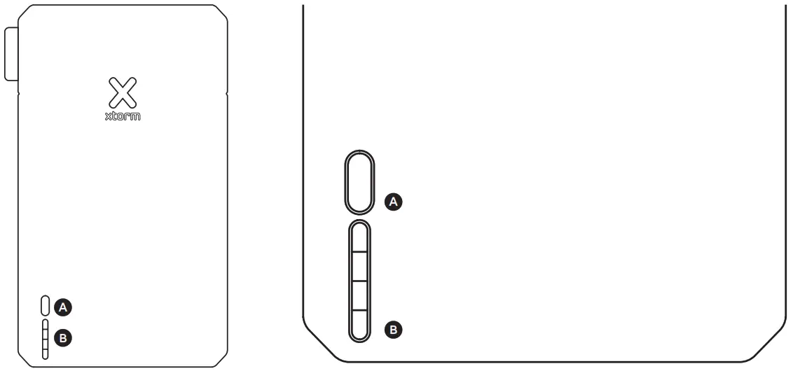 xtorm XE110 Essential Powerbank - LED POWER INDICATOR