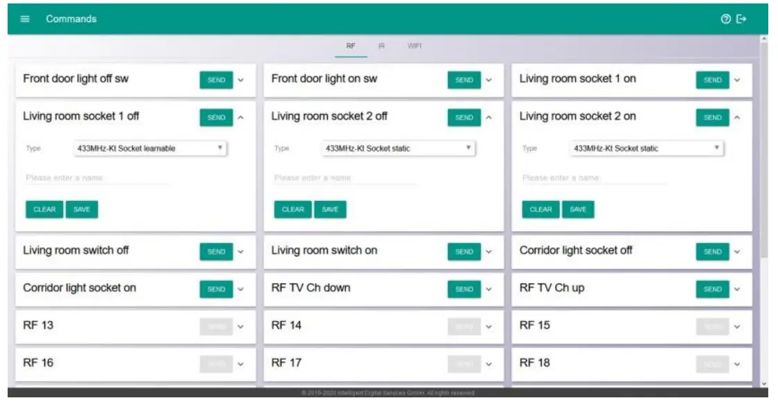 IDS CORE Gateway V1 Digital Smart Home Controller- RF sockets