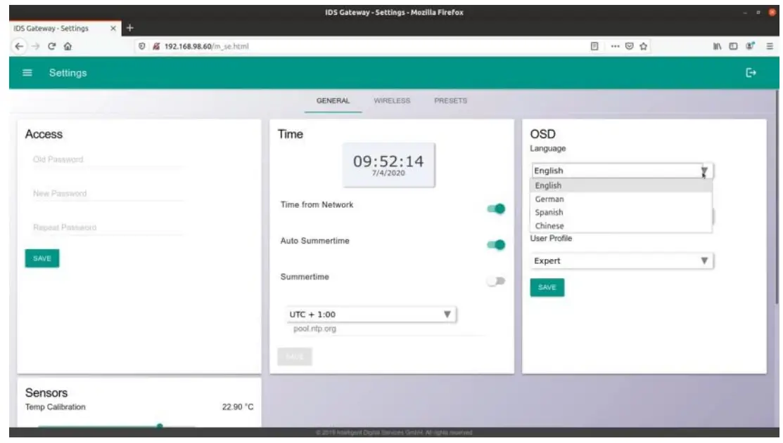 IDS CORE Gateway V1 Digital Smart Home Controller-profile